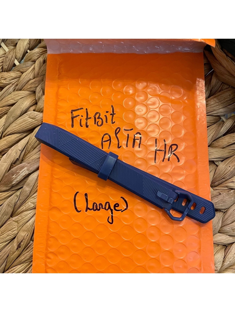 ✅Fitbit Alta HR Band Large Blue #️⃣697
